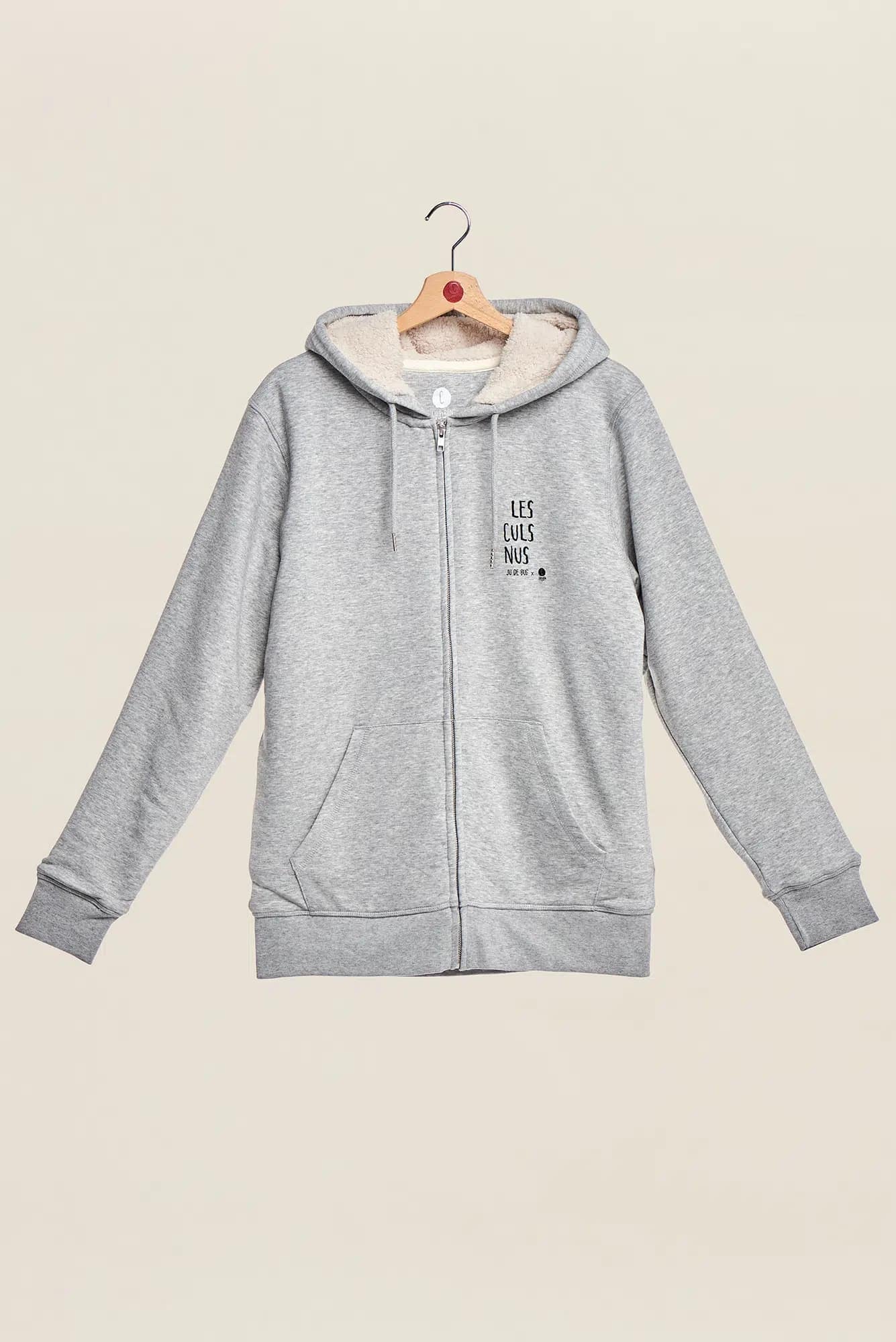 Ju de Bug gris chiné sweat fourré