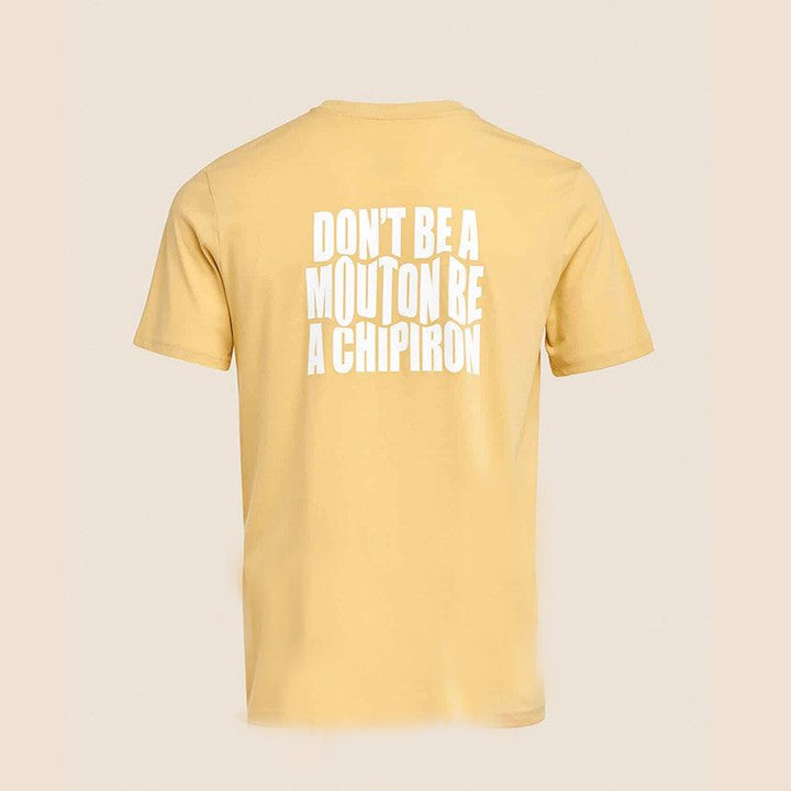 Mouton t-shirt jaune PE22