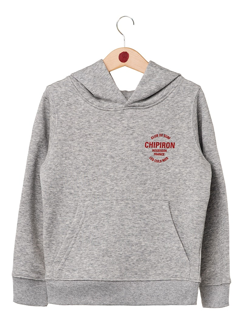 Chipiron_surf_SS20_enfants-sweat-capuche-gris-club-hossegor-face