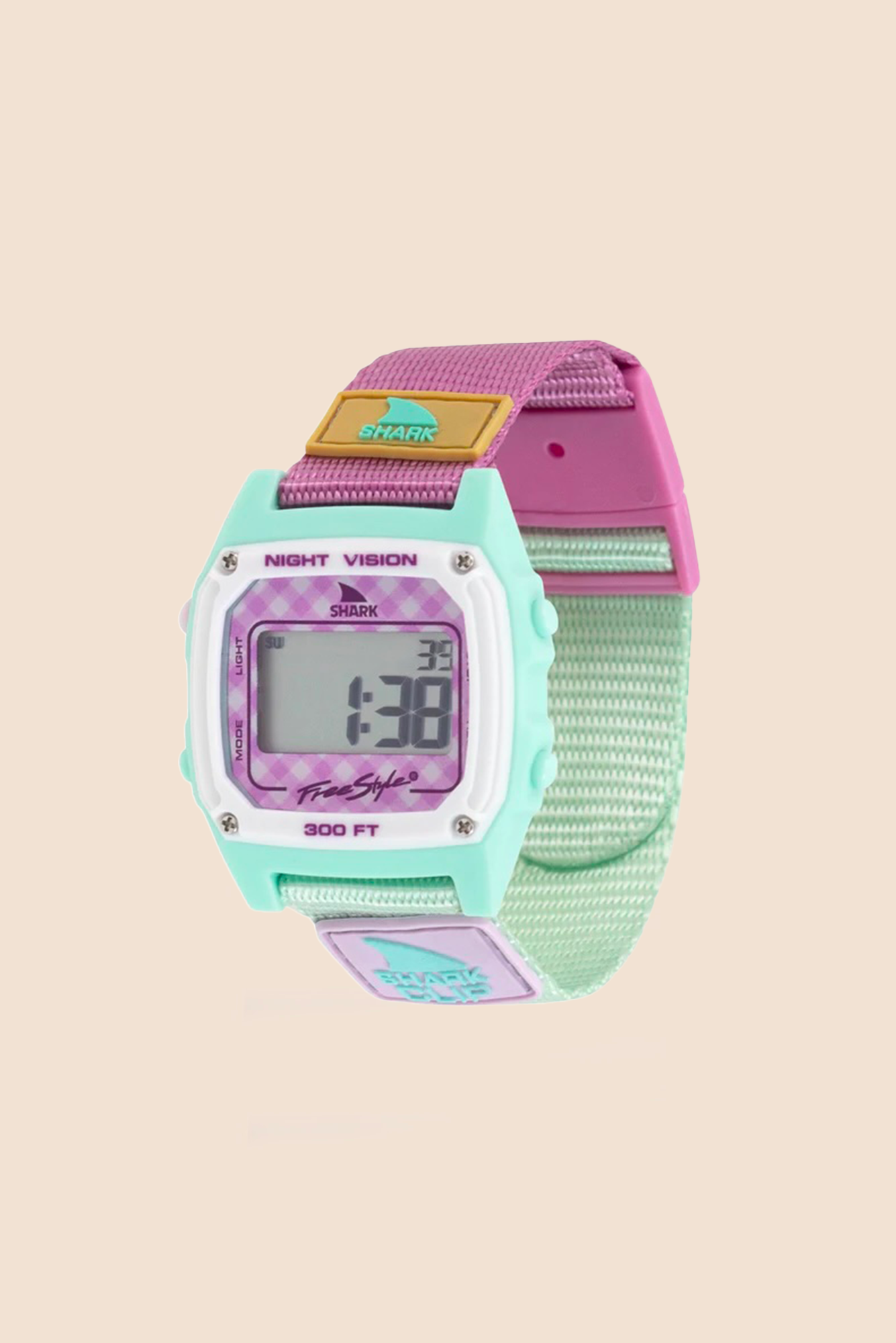 Montre Freestyle SHARK CLASSIC CLP GINGHAM PINK