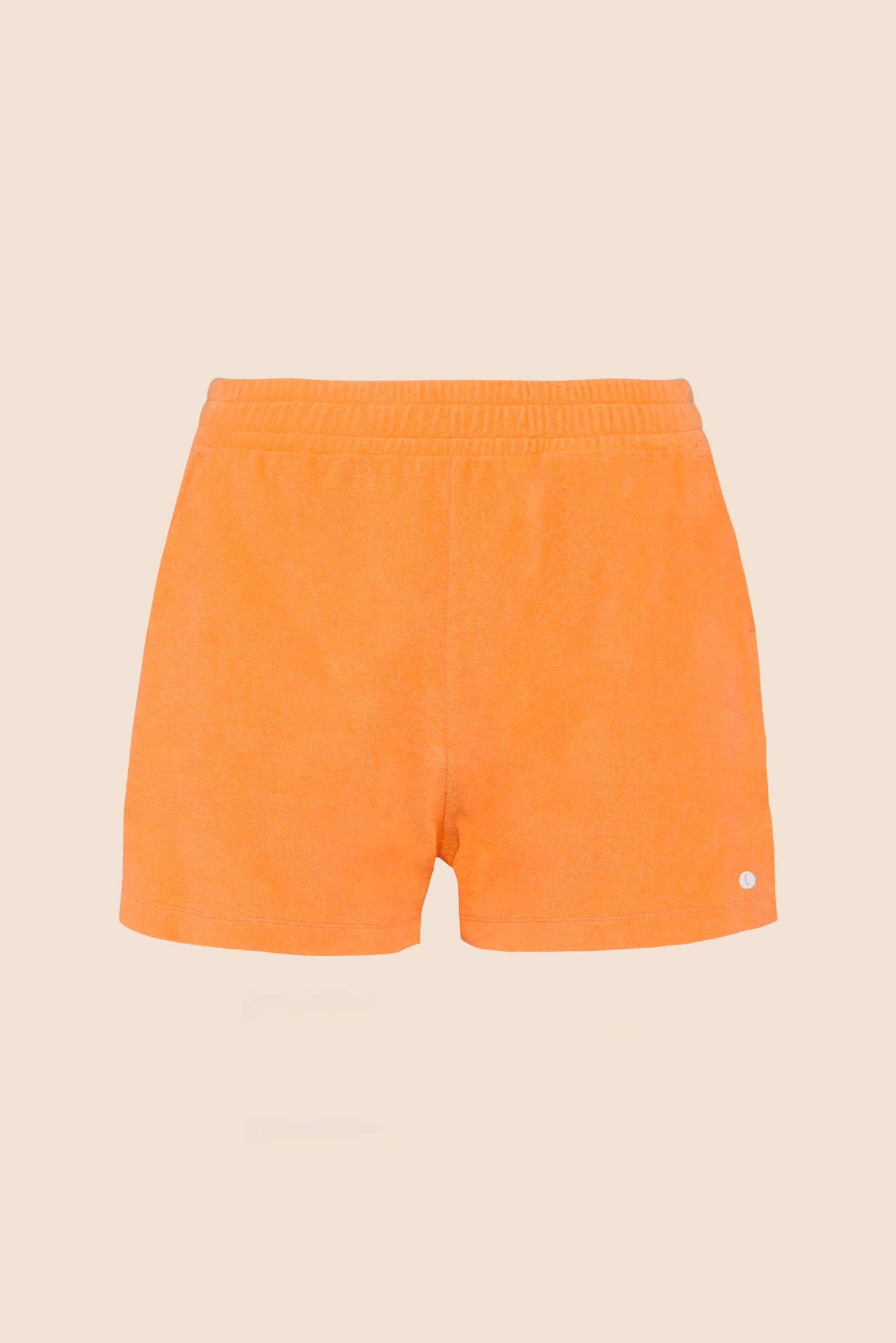 Short éponge orange