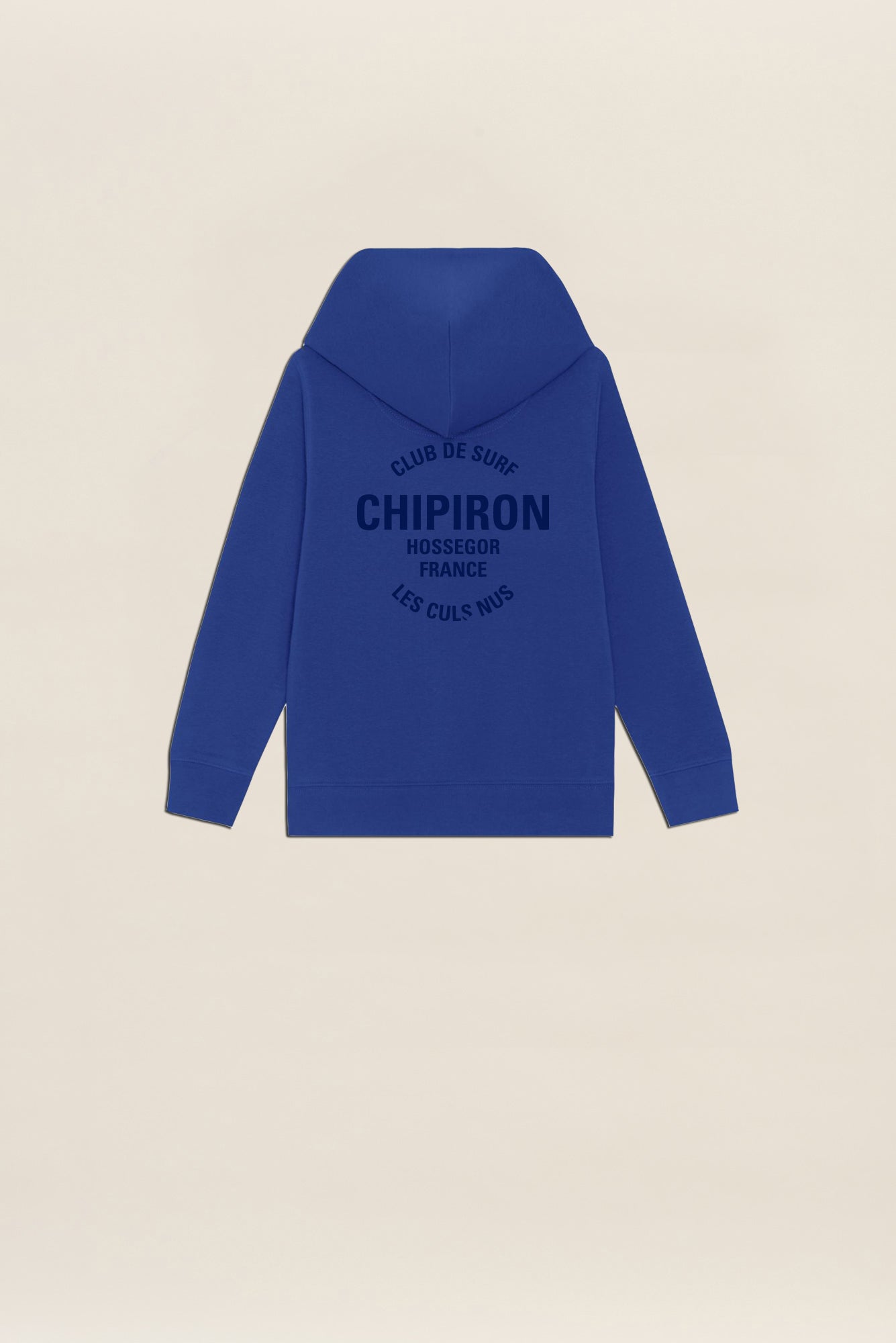 sweat-capuche-bleu-travail-enfant-club-surf-chipiron-hossegor