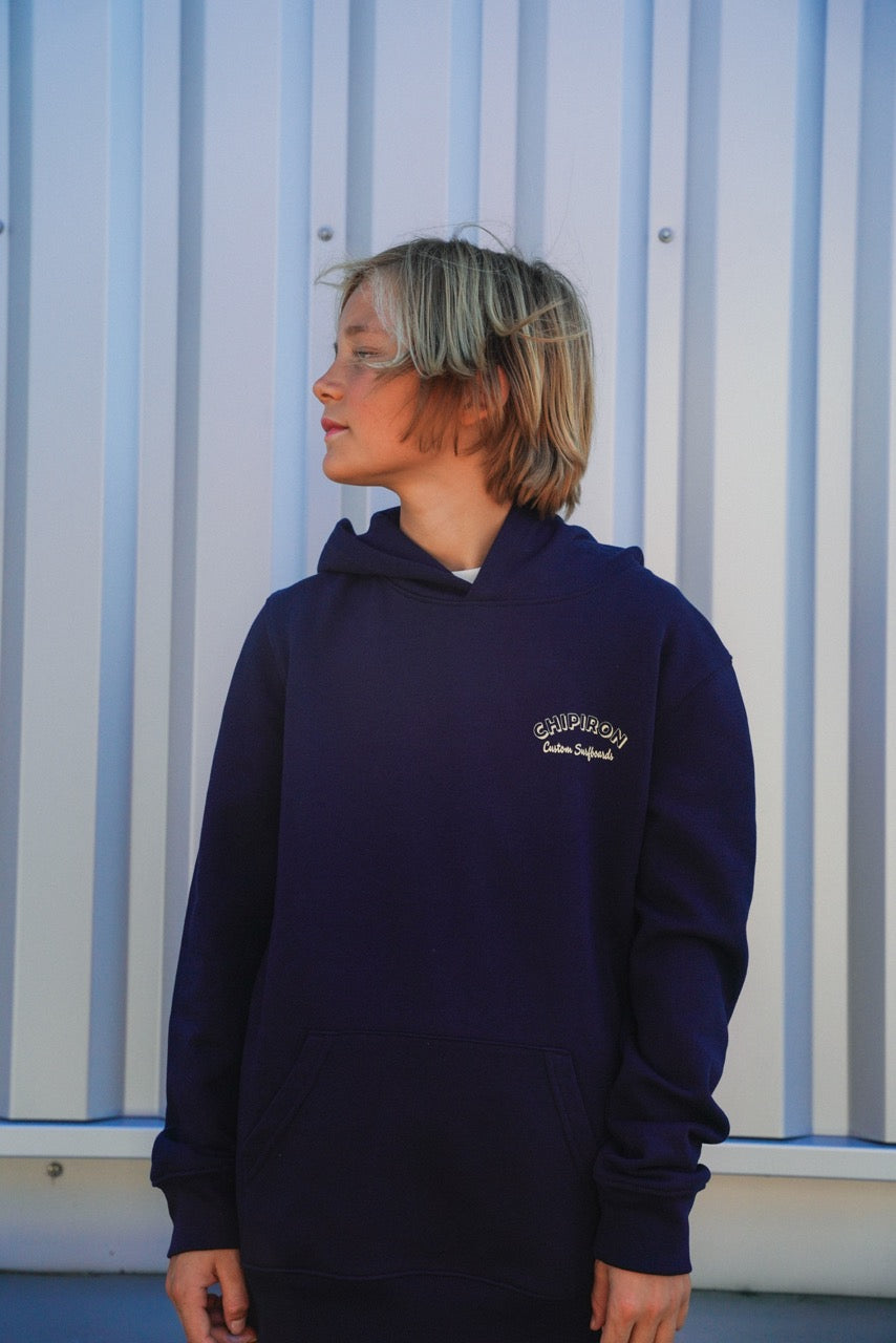 Children's gray Surf Club hoodie