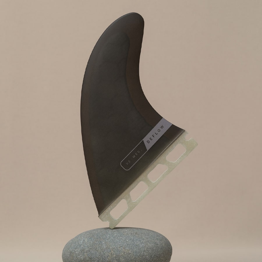 Thruster Fins V2 Negro Deflujo